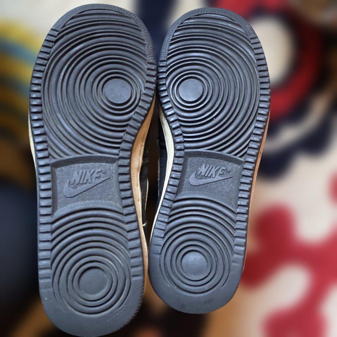 NIKE バンダル VANDAL ハイカット25㎝ 黒銀 85年製