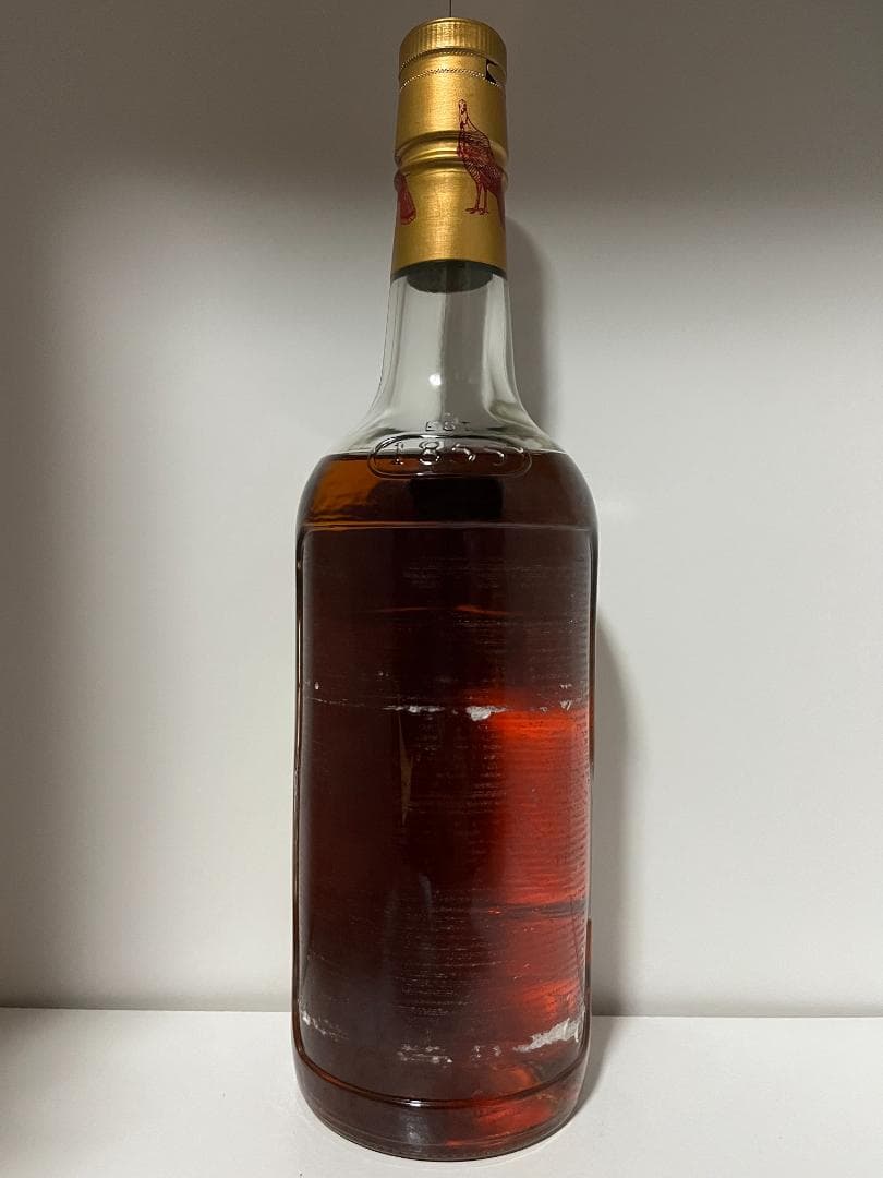 ワイルドターキー 8年・WILD TURKEY 8yo・金キャップ・七面鳥正面