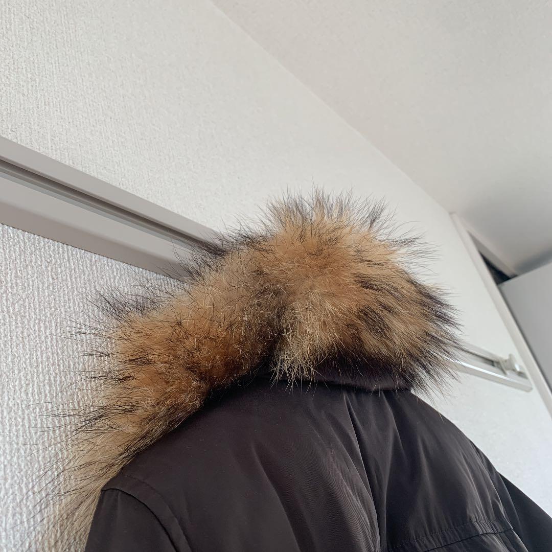 ラクーンファーロングダウンコート　バーバリー