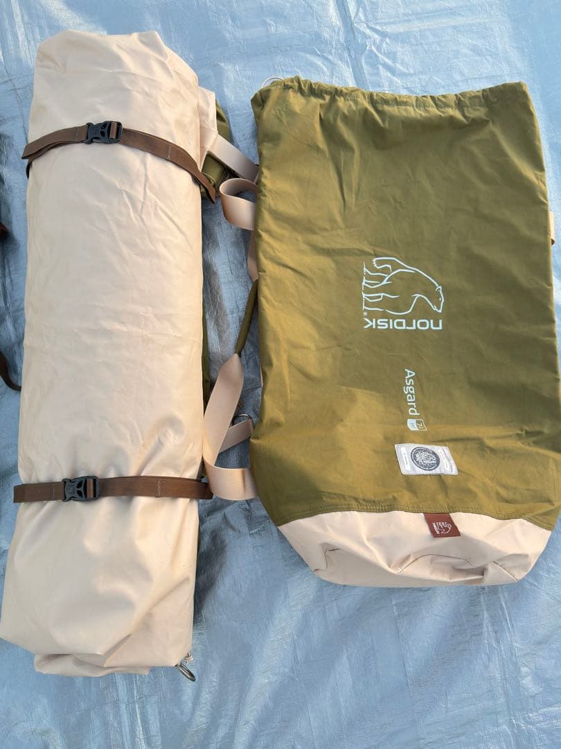 ノルディスク アスガルド7.1カーキ　カーリー12カーキ 限定品