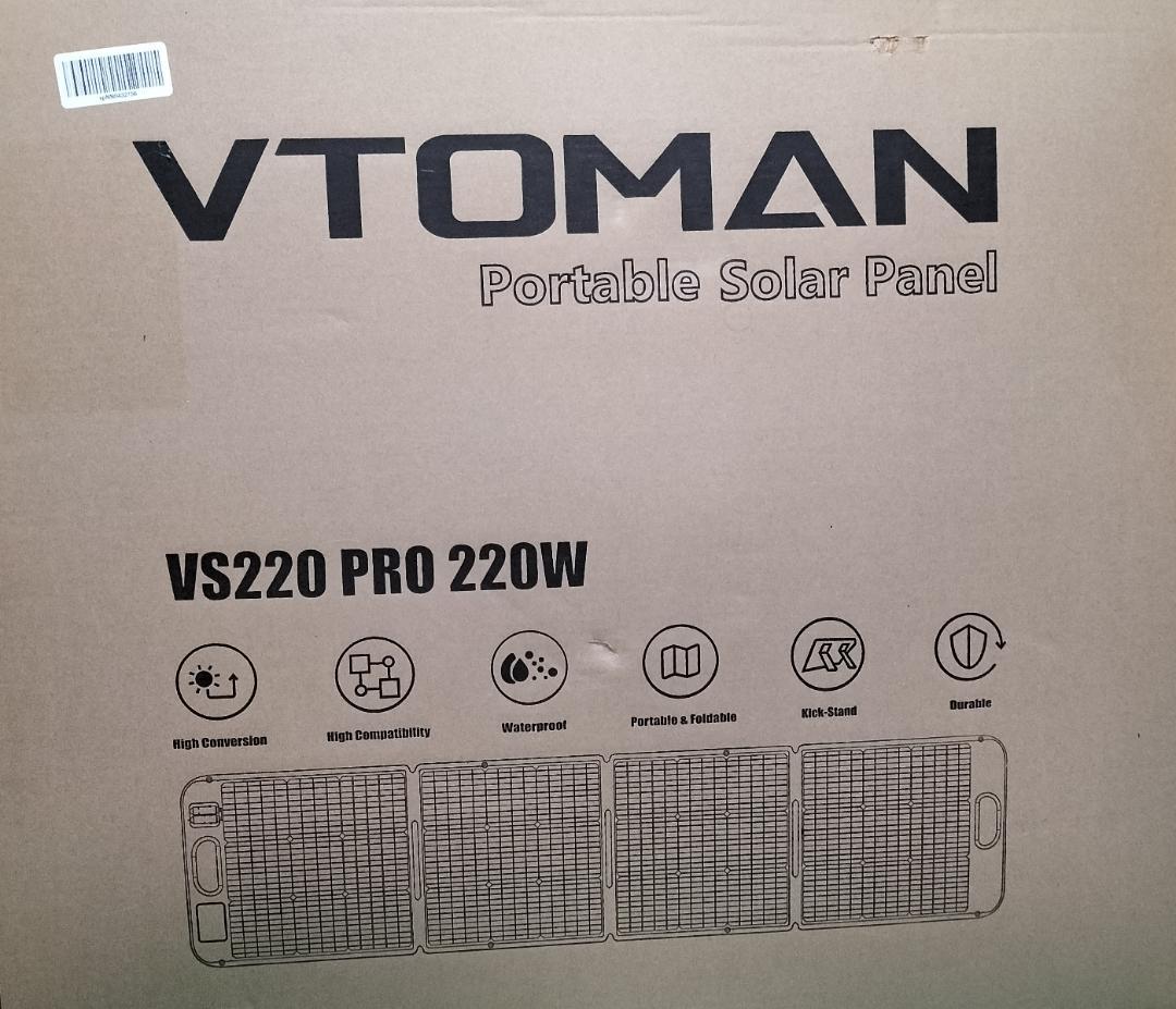 【220W】VTOMAN ETFE ソーラーパネル VS220 Pro 48V