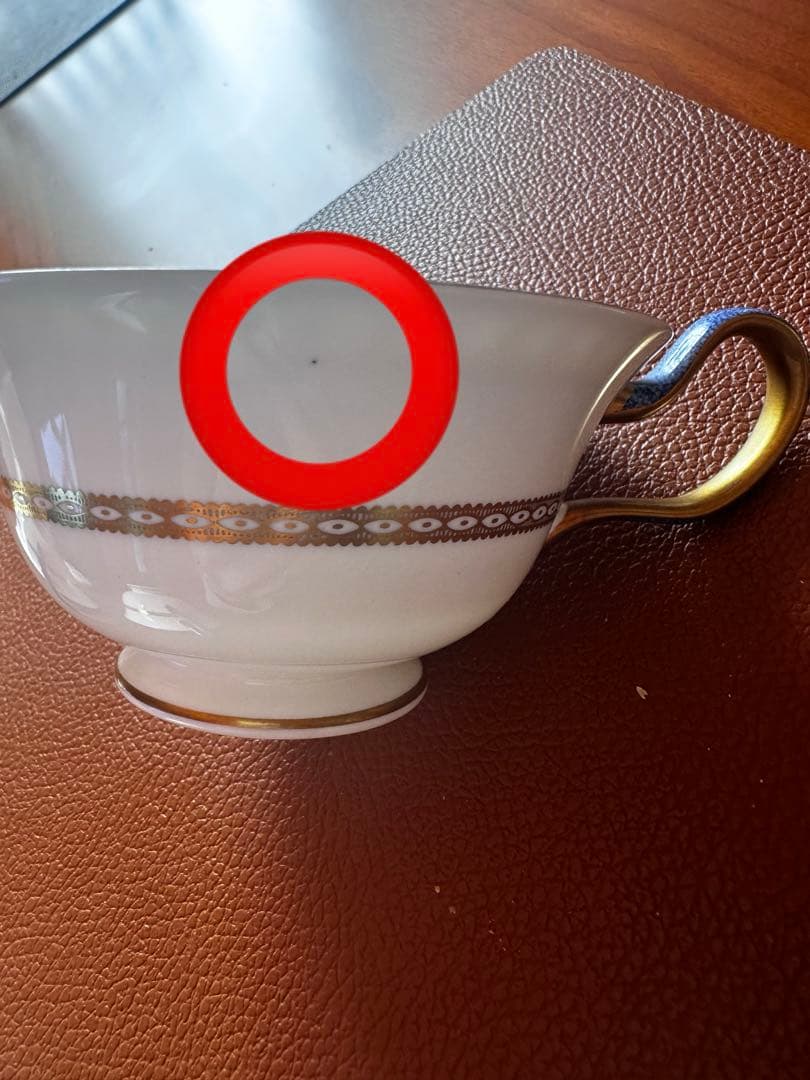   ユーランダー パウダーブルー カップ＆ソーサー 3客セット