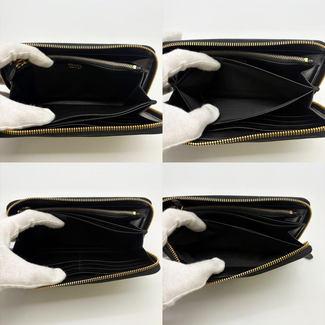 プラダ　ラウンドジップ　サフィアーノ　1ML506　長財布　39