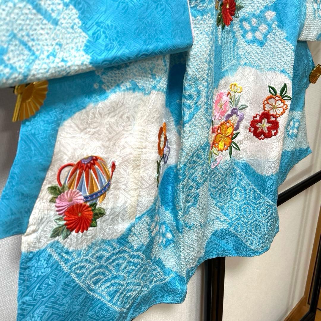 おおねぎNo.99 女の子　　正絹産着　　本絞り　新品