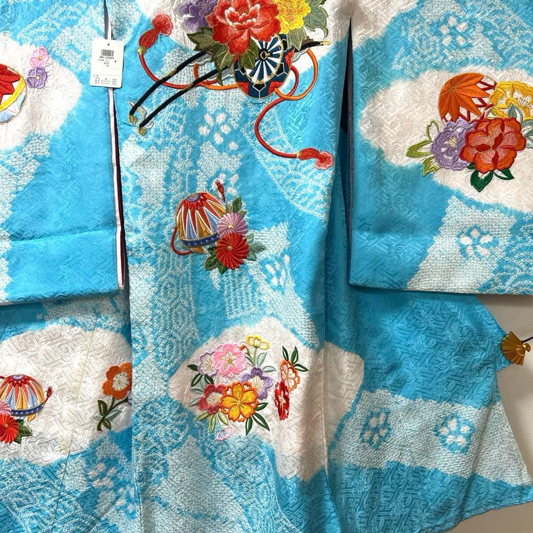 おおねぎNo.99 女の子　　正絹産着　　本絞り　新品