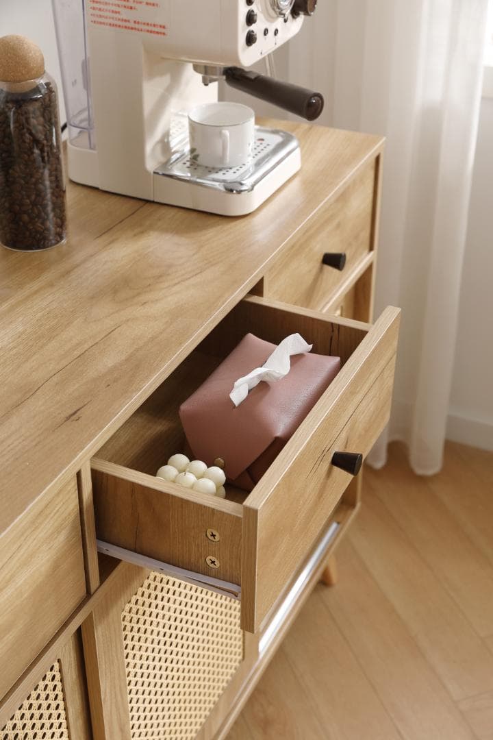 赤字価格！キャビネット収納棚 整理タンス 北欧 木目調 おしゃれ【ナチュラル】