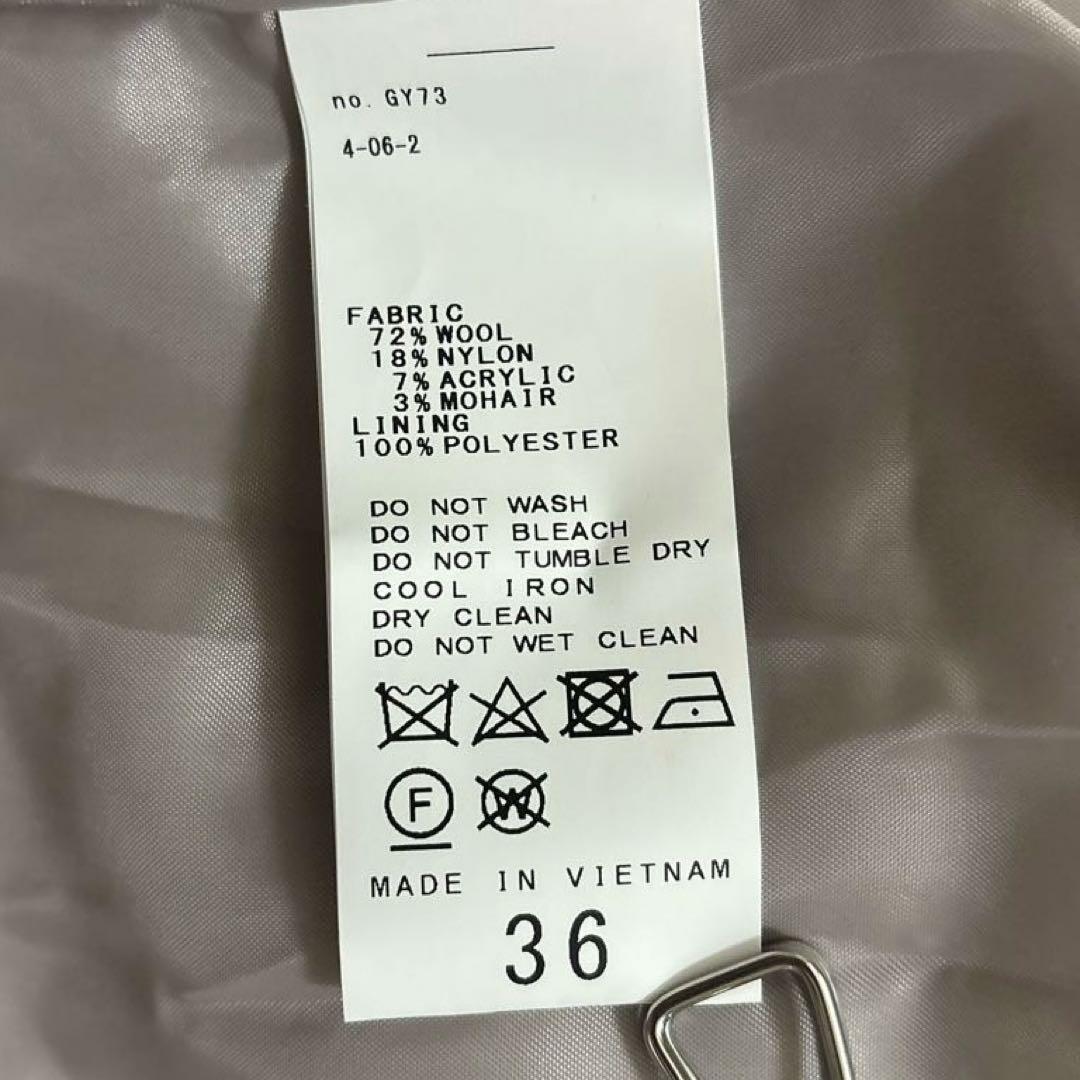 新品タグ付！Spick & Span ミドルシャギーコート36