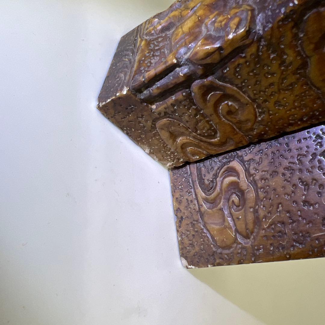 中国古玩　寿山石印材　1346g 高さ約6~13.5㎝　東Y8-0204☆2F