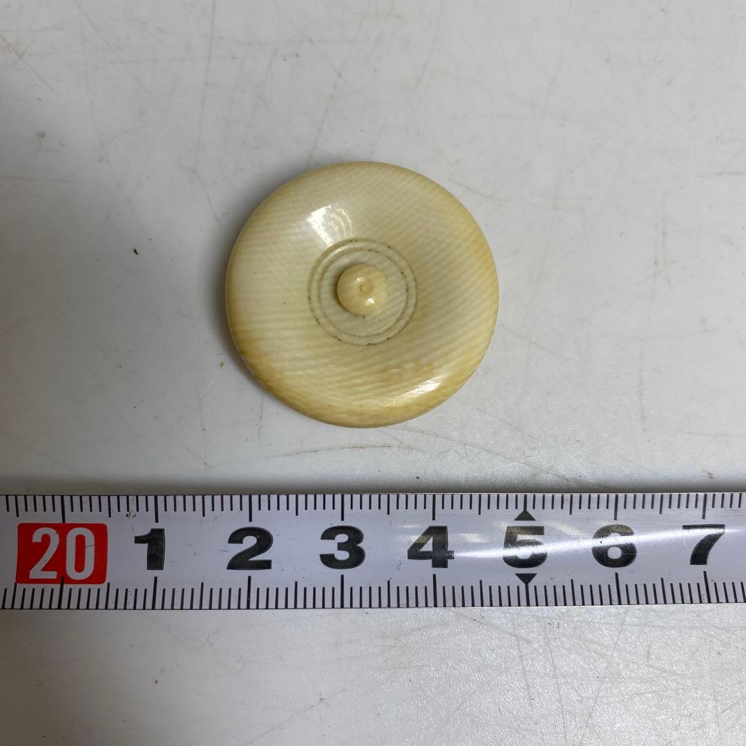 ☆茶3膳所焼 利休瀬戸写茶入 共箱　 高さ約9.5cm 東R8-0213①