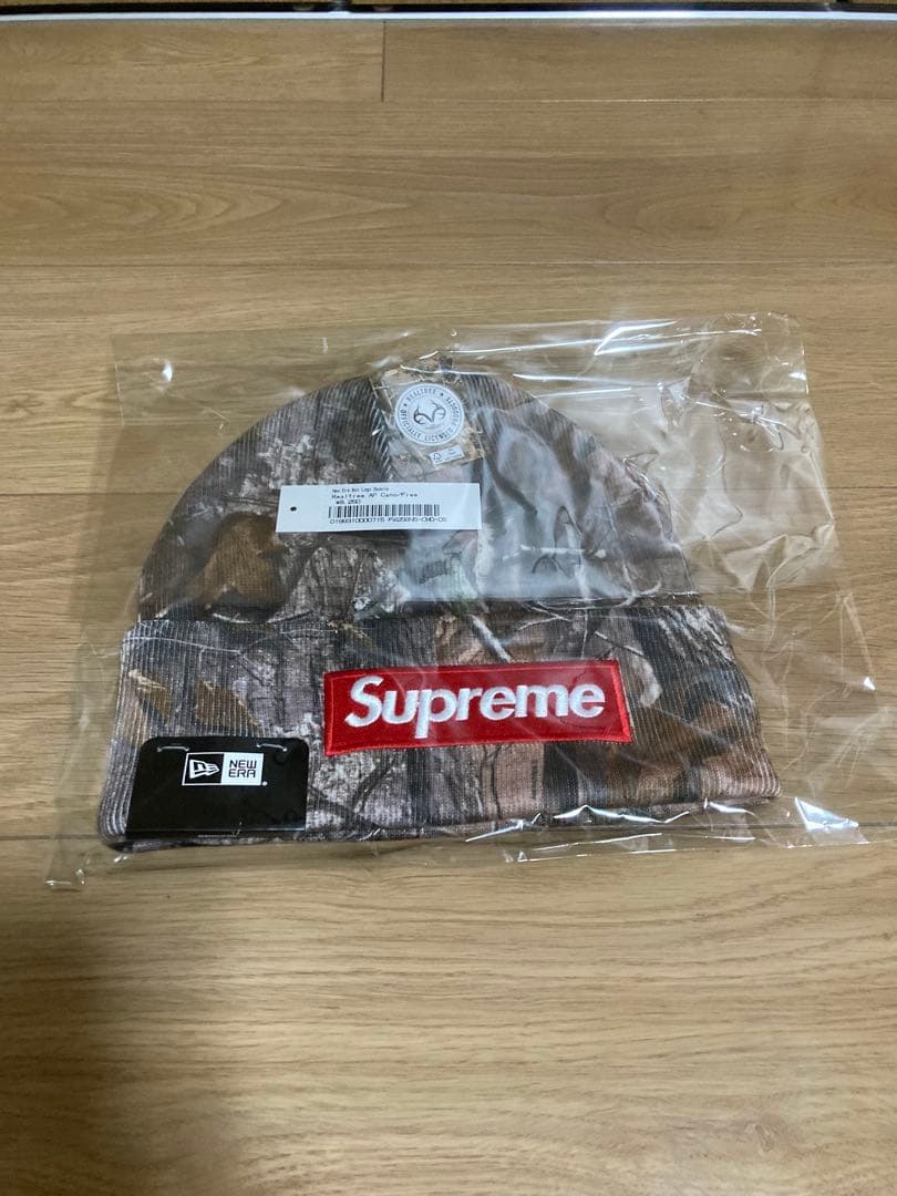 帽子 Supreme x New Era Box Logo Beanie Camo