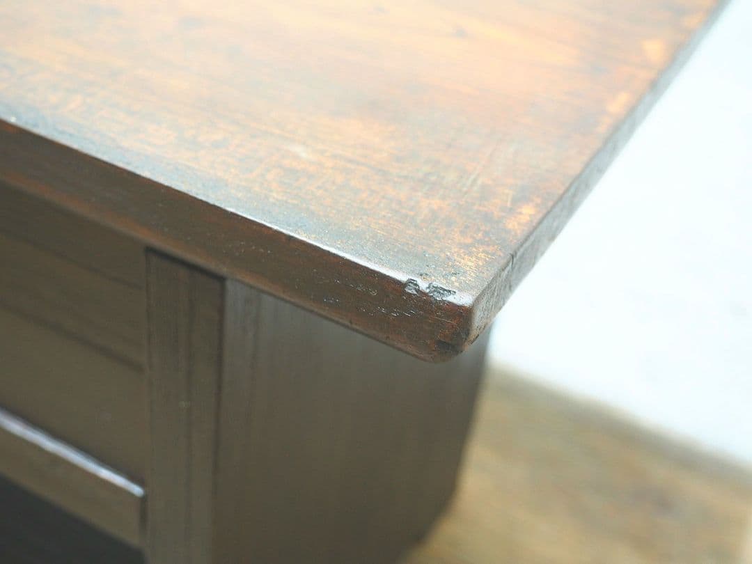 1314 ヴィンテージ センターテーブル　収納棚　レトロ　展示台　テレビ台　文机