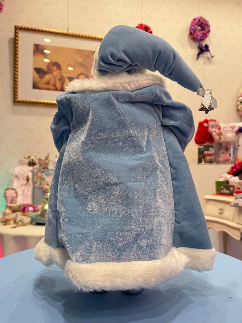 ハルモニア　サンタクロースフィギュア/ウインターブルー50cm（R）