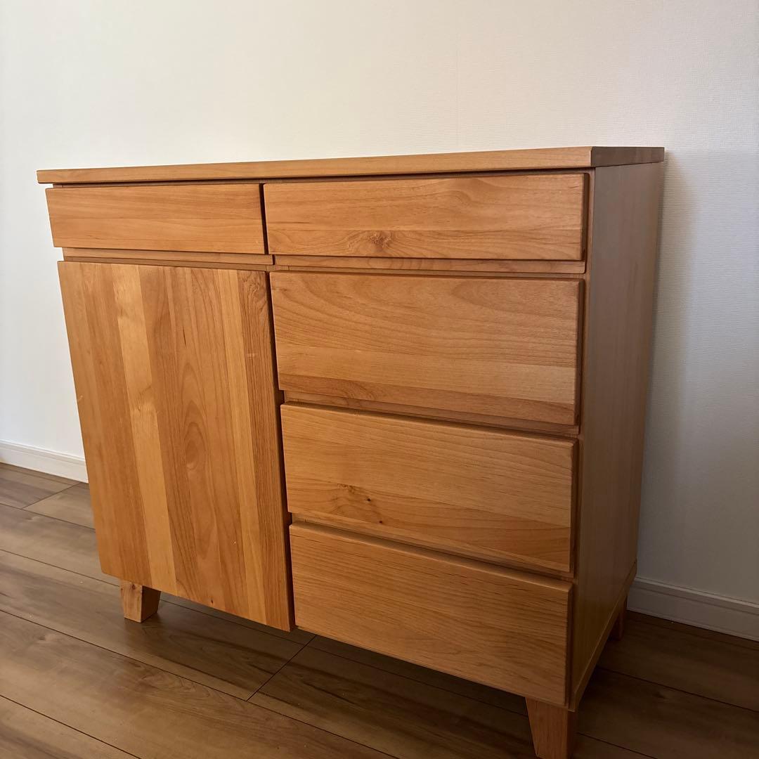 ISSEIKI　サイドボード キャビネット　BASK SB 80