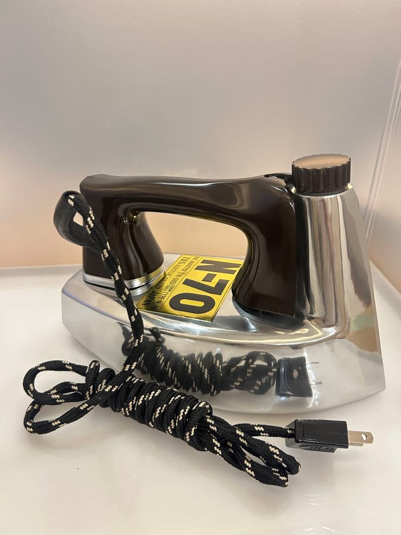 【新品未使用・昭和レトロ】編物仕上用N-70 アイロン 分散式