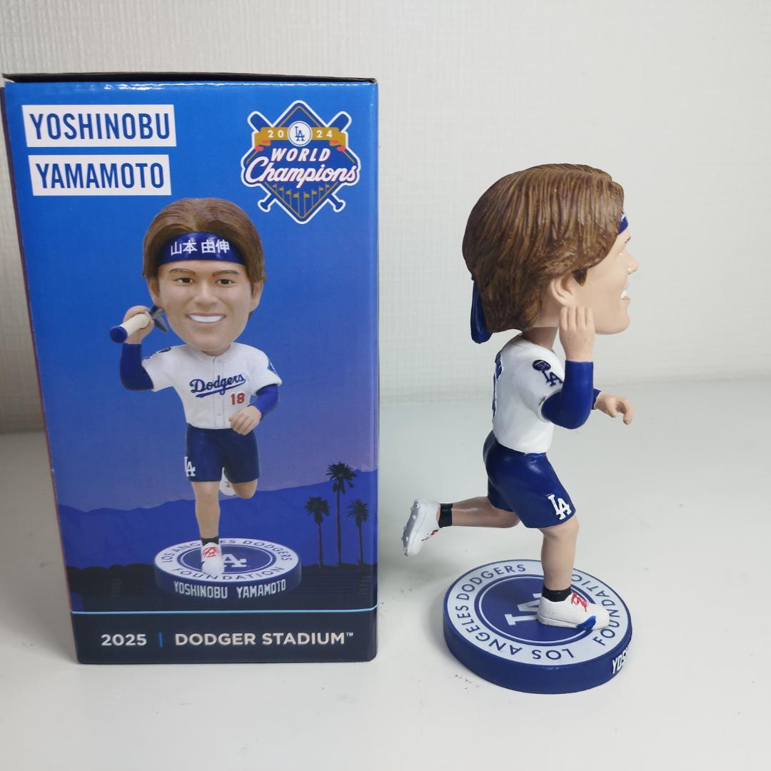 山本由伸 ドジャース サンセットラン ボブルヘッド 美品 2025 ラ IEZ0