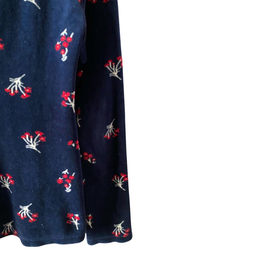 【限定カラー】Mame Kurogouchi ベロア トップス カットソー 長袖