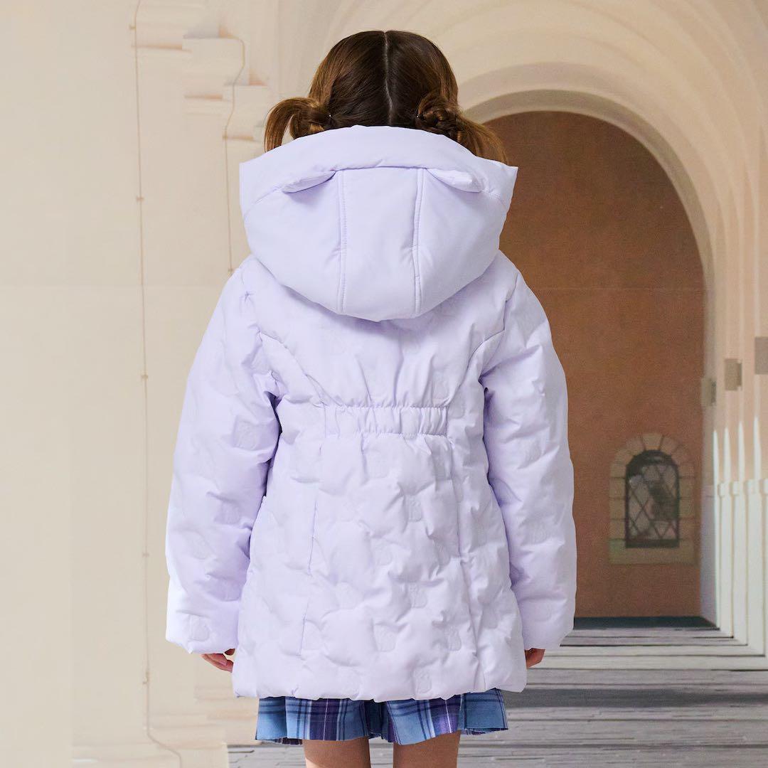 ア*イ様 新品タグ付き　ANNA SUI mini 中綿ネコブルゾン　紺115-