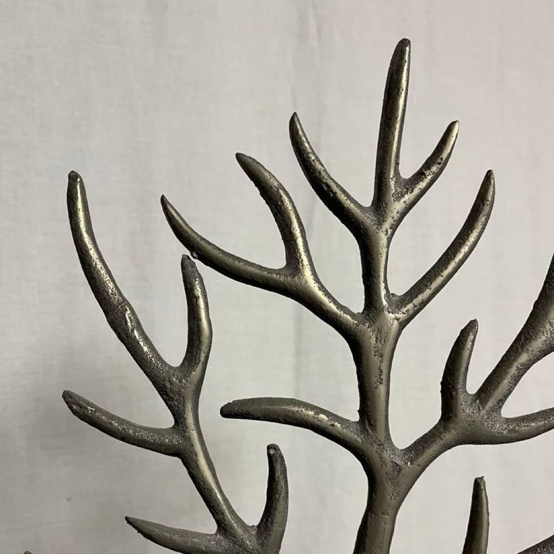 廃盤品◾️ACTUS アクタス 木モチーフ アクセサリースタンド 置物 オブジェ