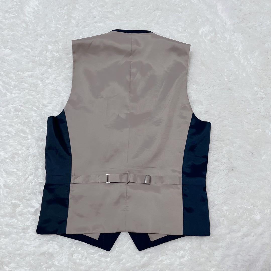 美品 P.S.FA 3ピース セットアップ ネイビー ストライプ