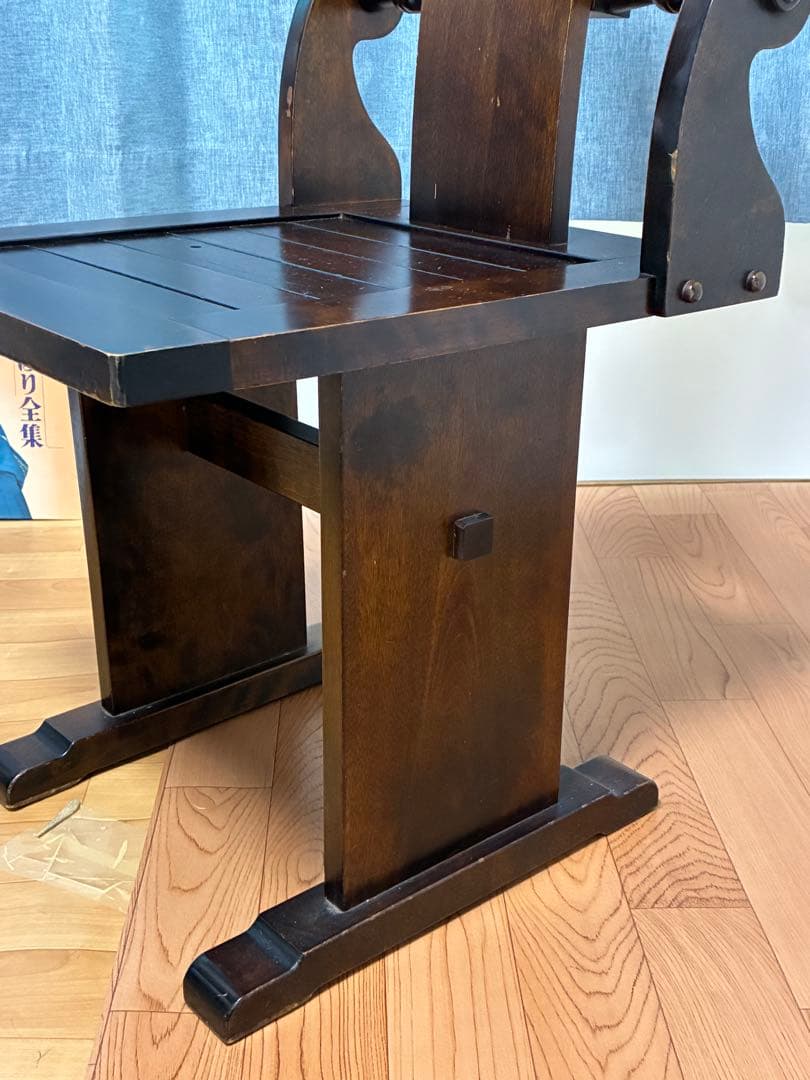 ダイニングチェア　椅子　レトロ　木製イス　チェア