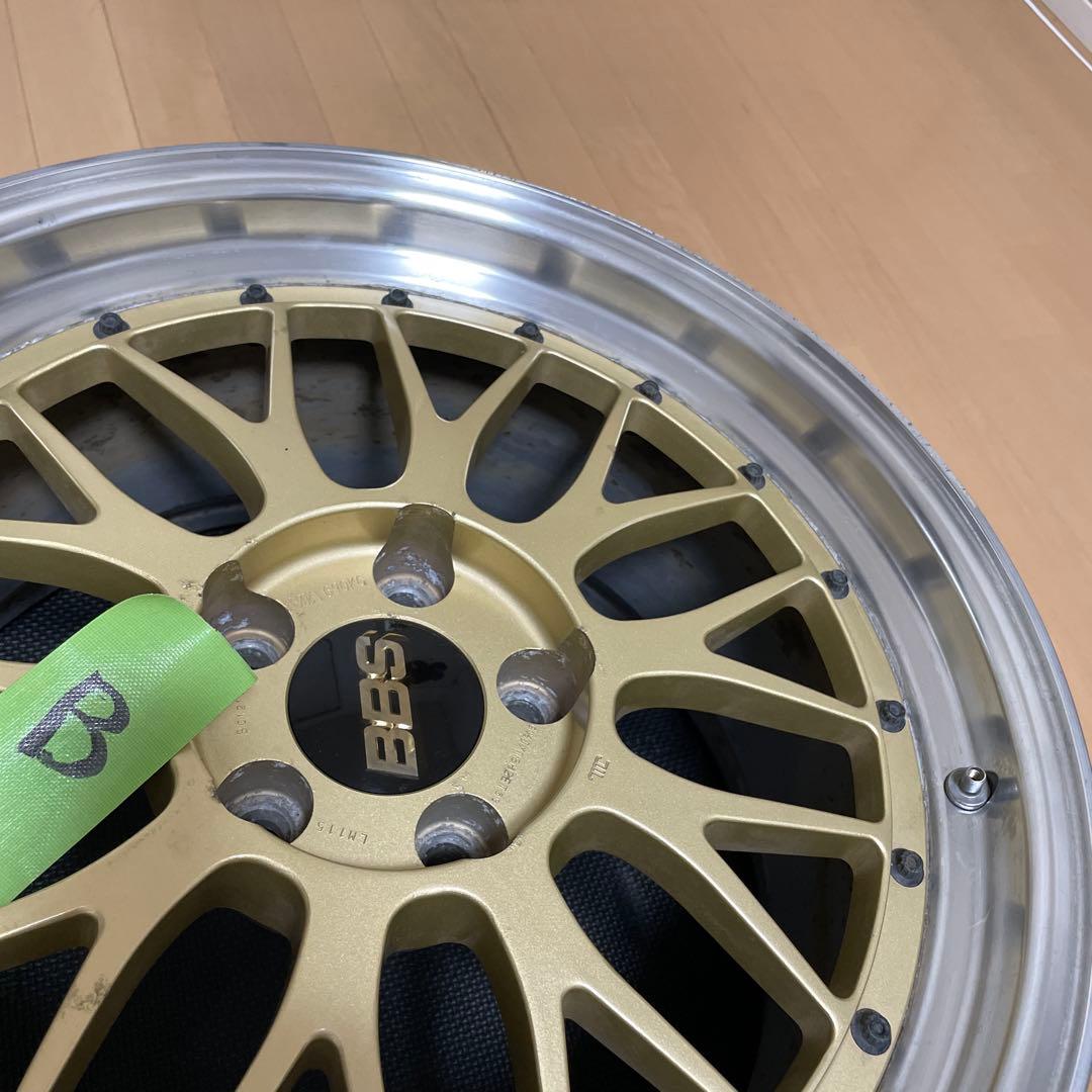 BBS LM 18インチ 9.5J+38 LM115 2本セット送料込み B