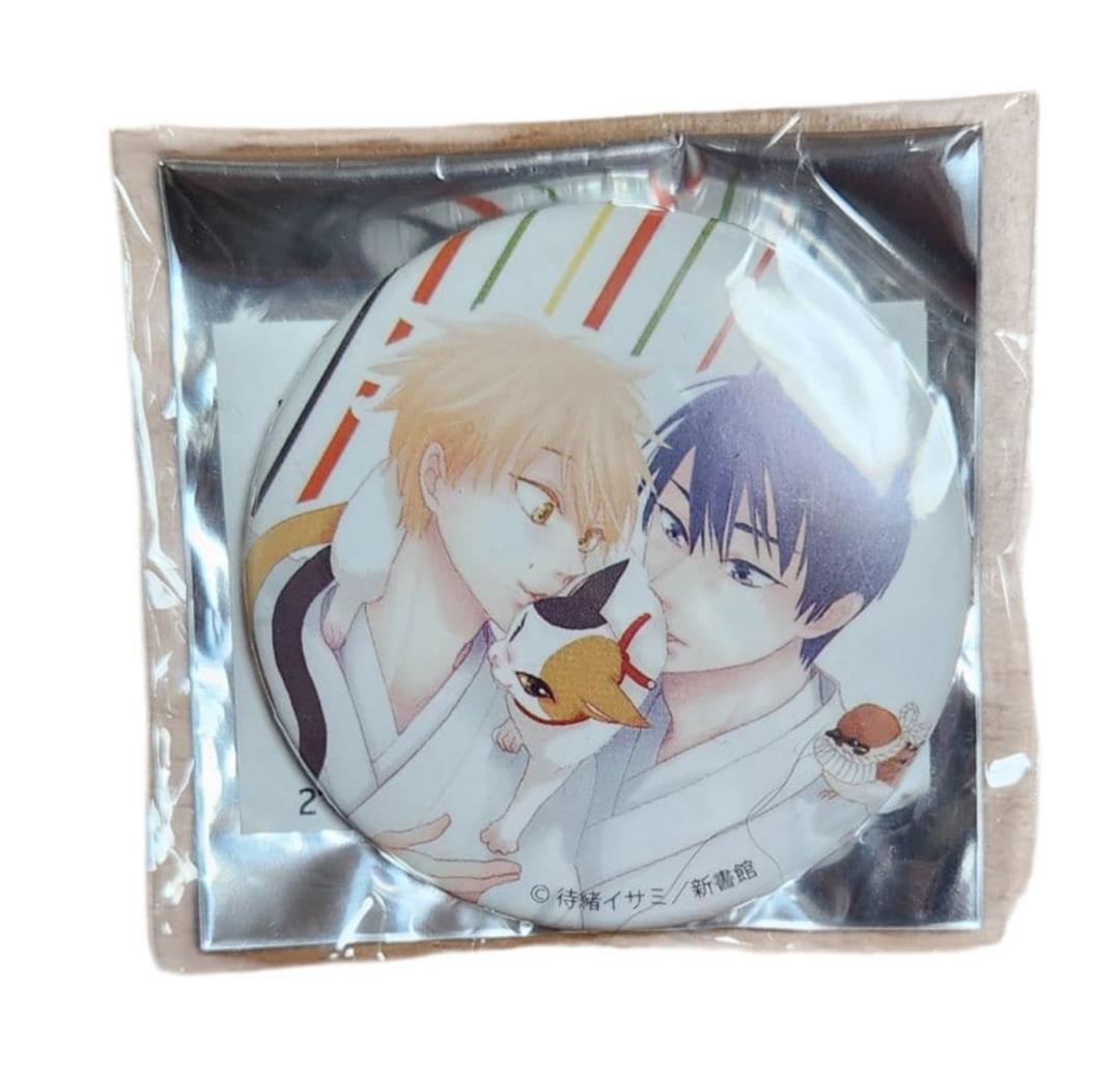 キャラクター缶バッジ 猫付き