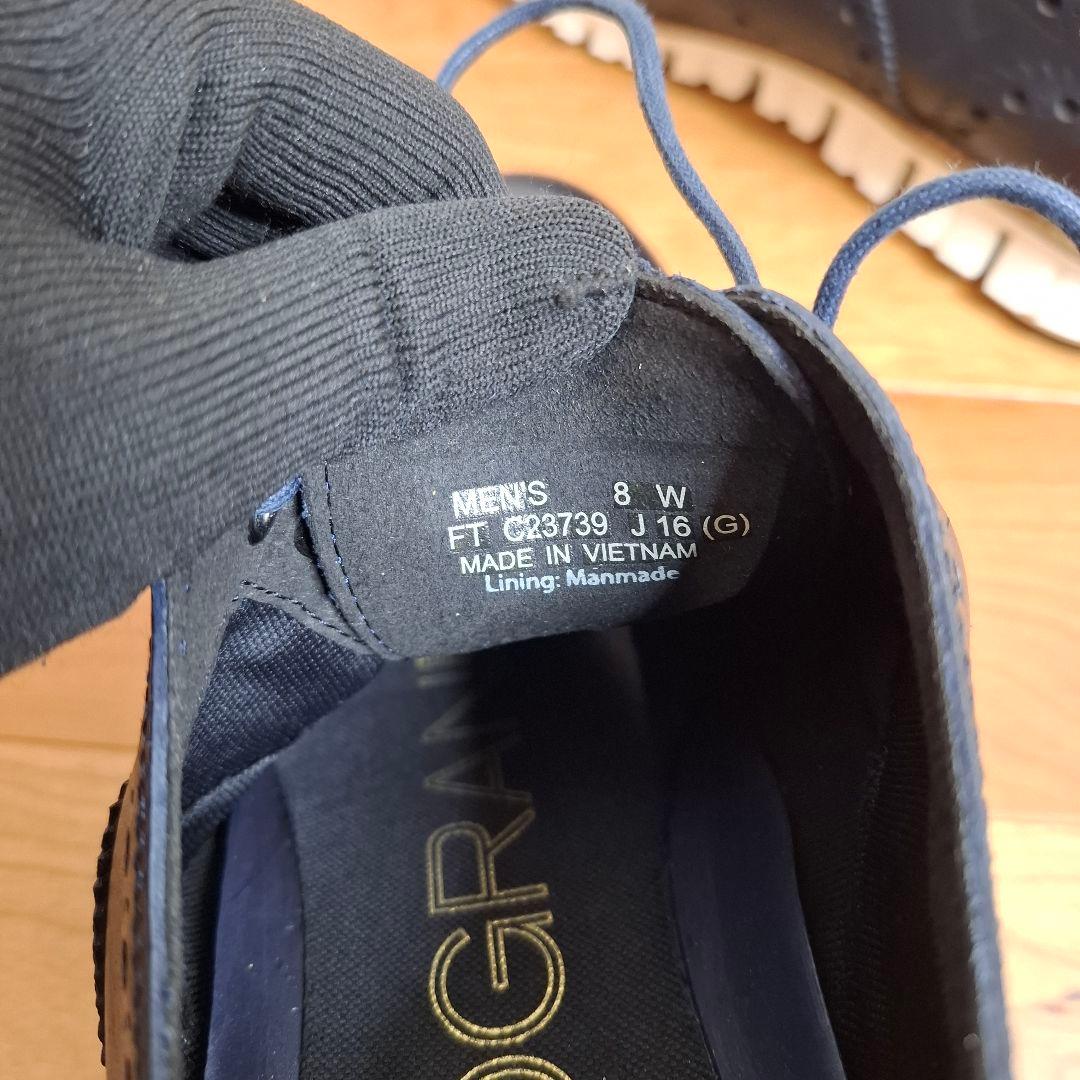 【コールハーン】ゼログランド オックスフォードウィングチップ メンズシューズ 8