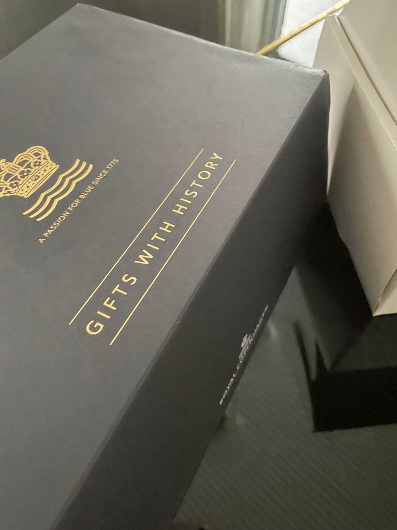 【新品】ロイヤルコペンハーゲン オーバルディッシュ ブルーフルーテッド