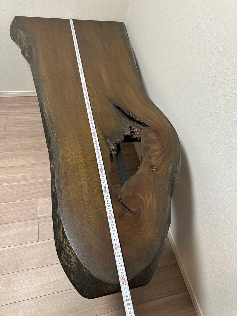 一枚板　天板　欅ダイニングテーブルアンティーク