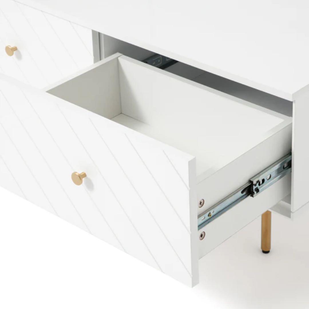 Francfranc ソルティールTVボード　ホワイト