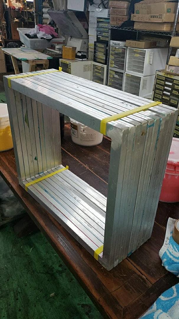 シルクスクリーン用アルミ枠　10個　外寸 550mm×450ｍｍ