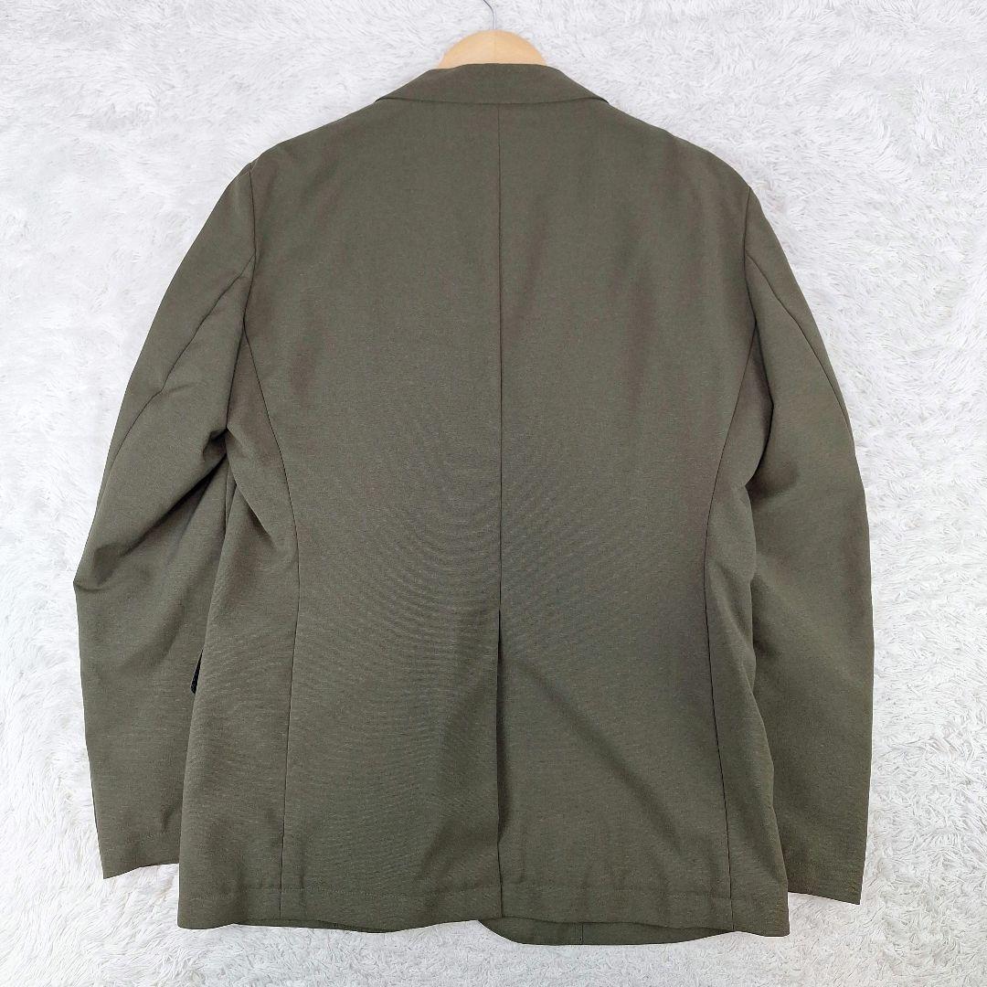 美品✨ユナイテッドアローズ　洗える　トラベルスーツ　ストレッチ　カーキ　XL