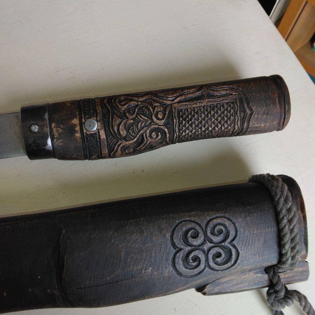アイヌマキリ　タシロ　山刀骨董
