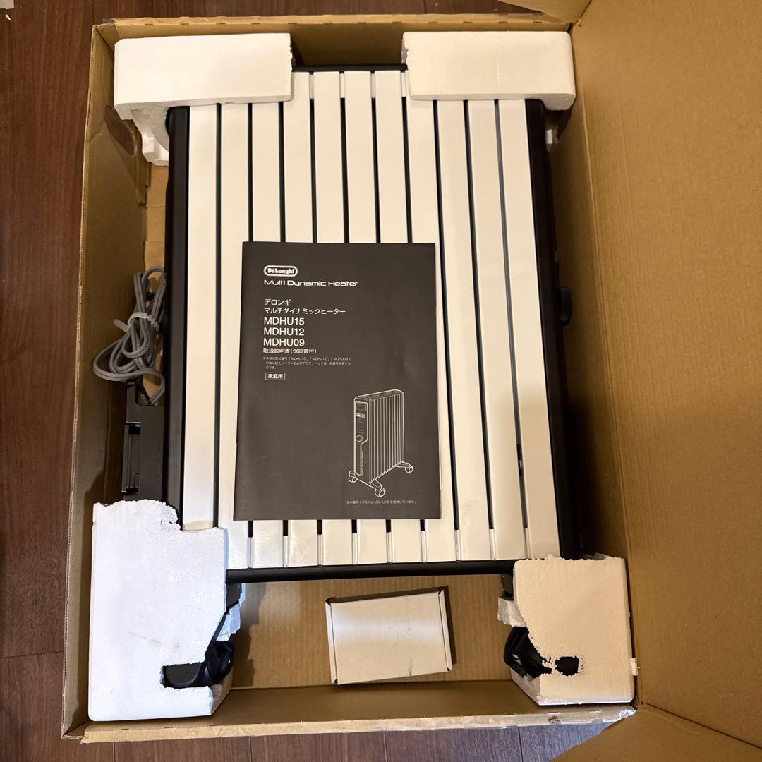 【美品】　DeLonghi デロンギ　MDHU15-BK ヒーター