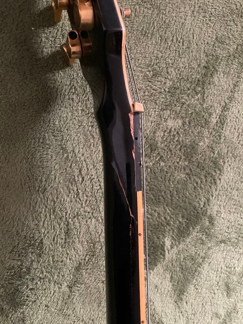 ジャンクGreco レスポールカスタムエレキギター ブラック