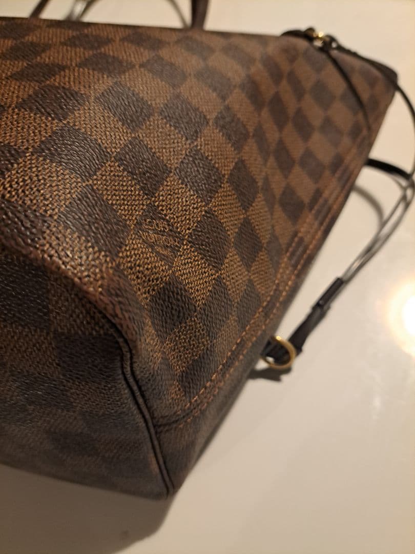 ルイヴィトン　ダミエ　 ブラウンショルダーバッグ　ネバーフル
