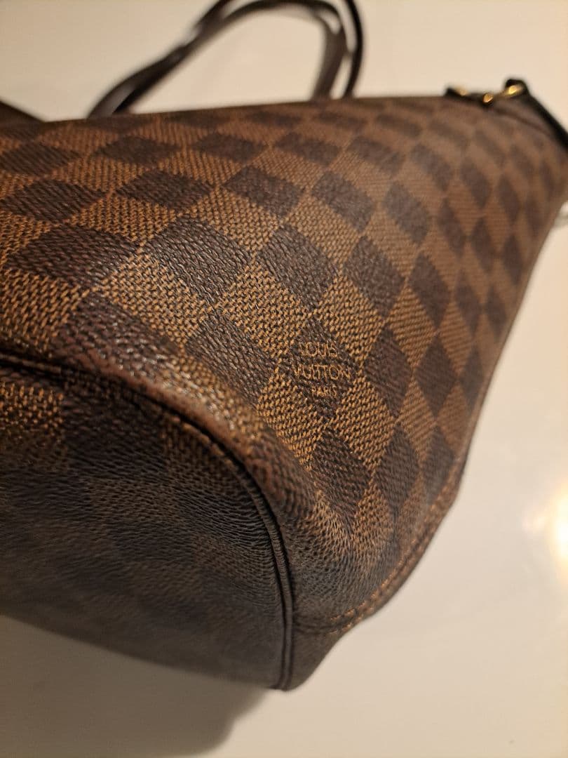 ルイヴィトン　ダミエ　 ブラウンショルダーバッグ　ネバーフル