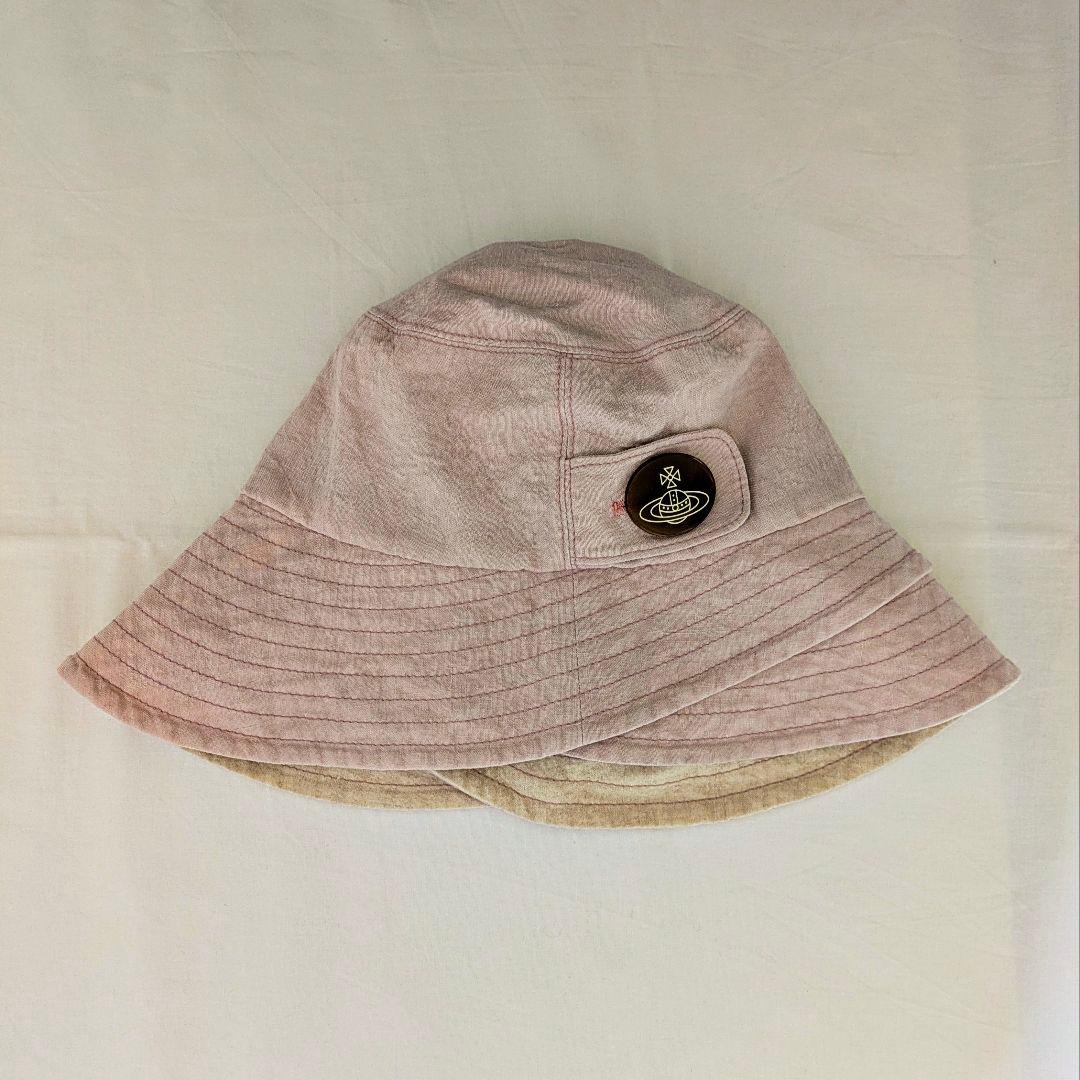 vivienne westwood リネン バケットハット ORBボタン