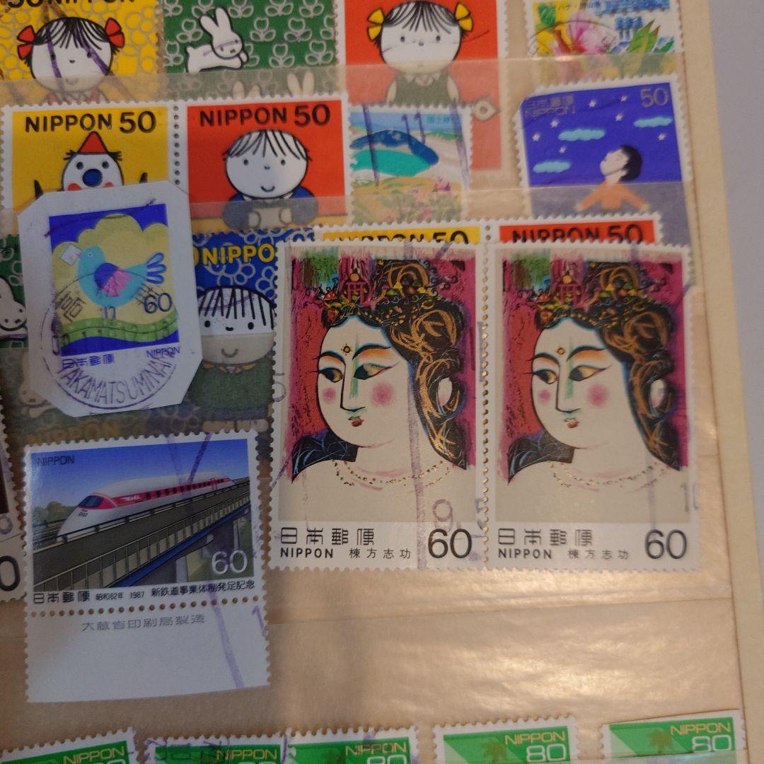 日本 使用済み切手 コレクション 55枚まとめ売り　ページ3