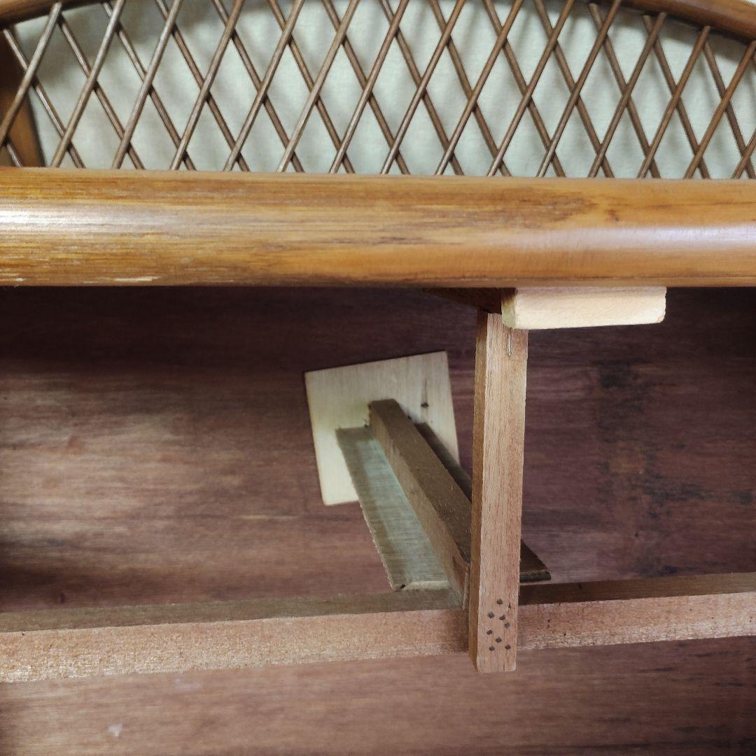 ラタン5段チェスト 洋タンス 籐タンス【昭和レトロ】