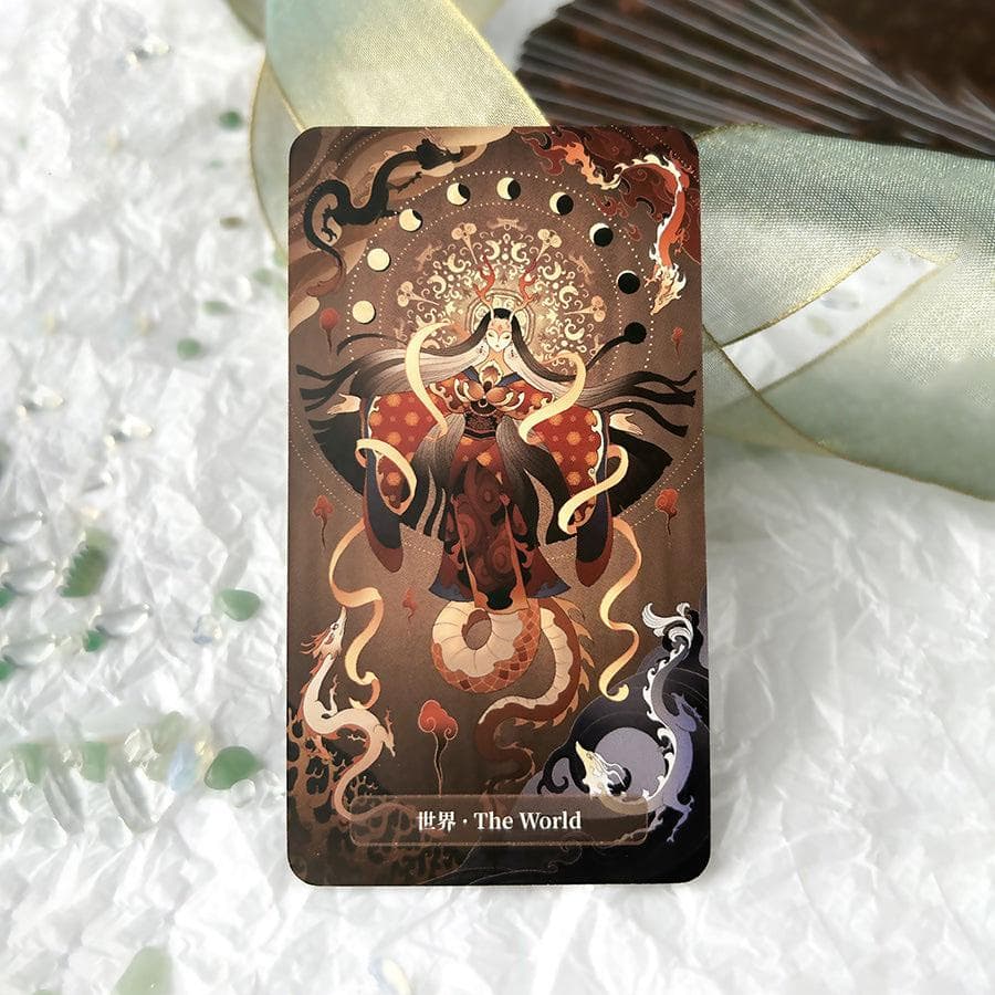 【正規品タロットカード】超美麗デッキ✨入手困難希少レア✨ドラゴン／龍のタロット