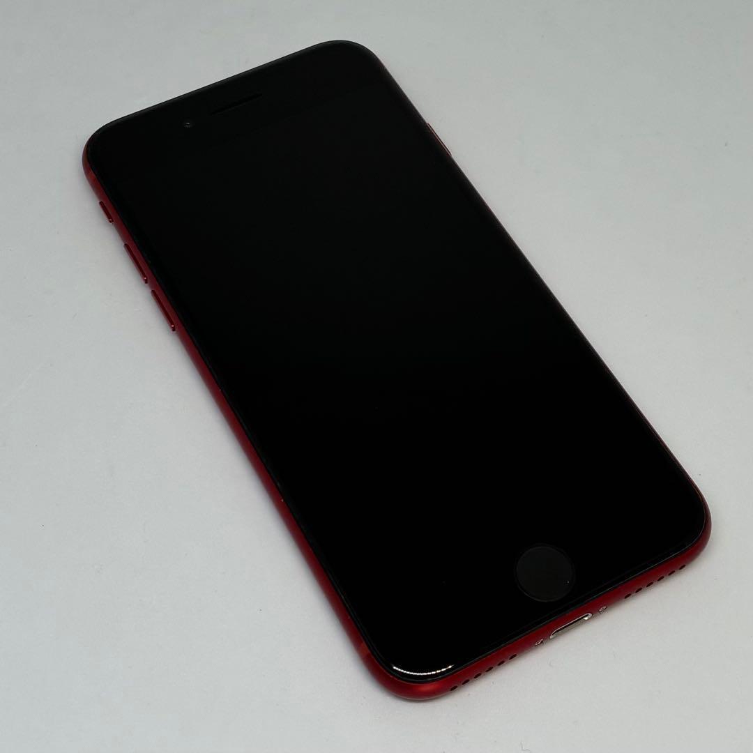 A13美品【電池新品100％表示】iPhone SE3 128GB レッド