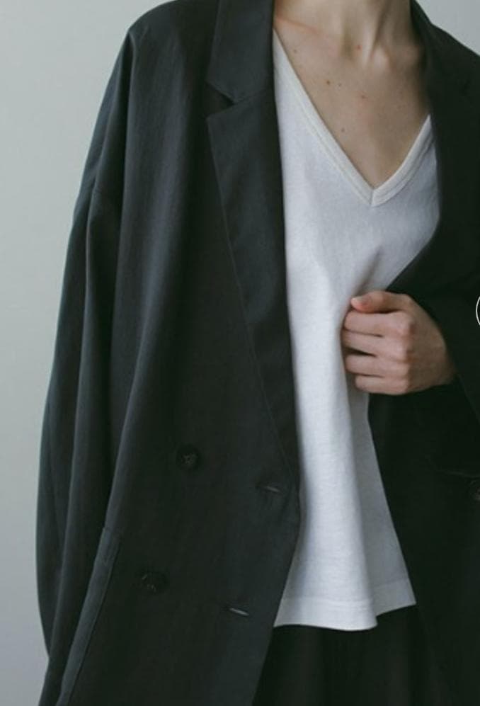 完売・新品・未使用【ETRE TOKYO】ダブルブレストエアリージャケットS