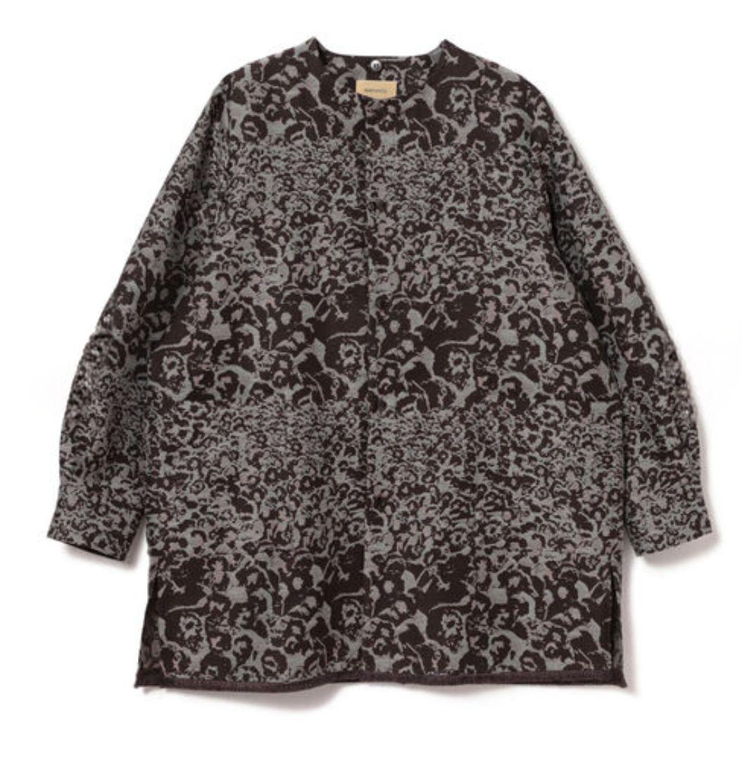 冬大セール❗️maturely♥フラワージャガードフリンジジャケット