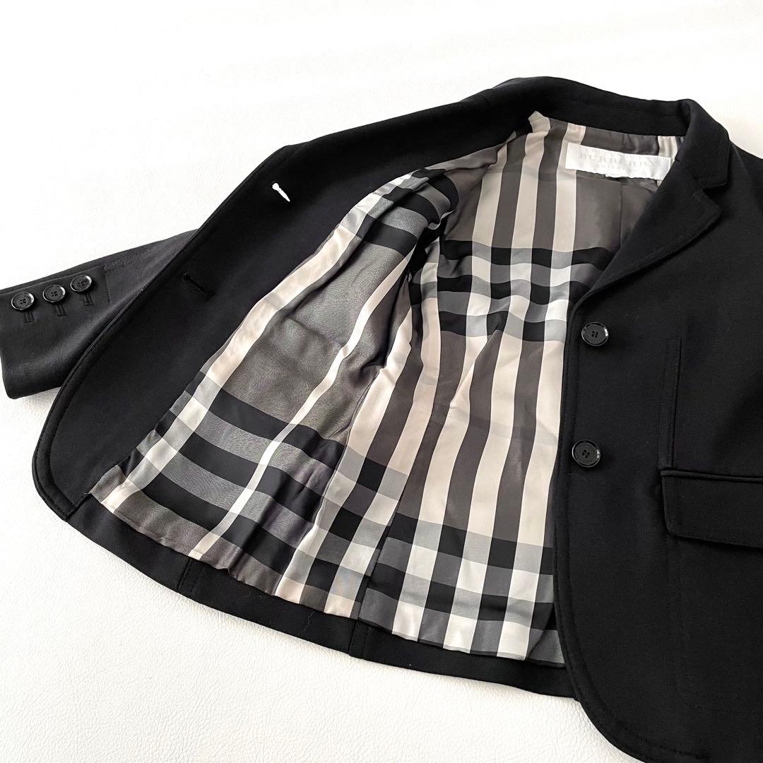 BURBERRY バーバリー フォーマル スーツ セットアップ 黒 ノバチェック