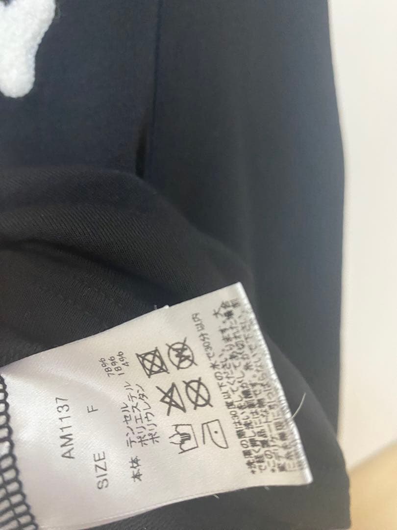 andmary Mary logo tops black アンドマリー