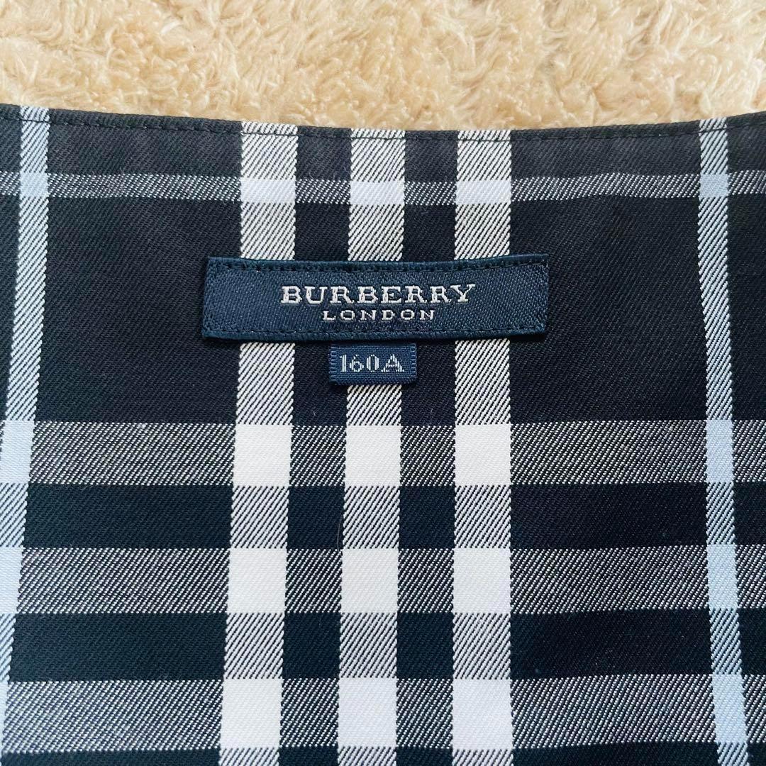 ✨極美品✨バーバリー セットアップ ジャケット ノバチェックスカート 黒 160