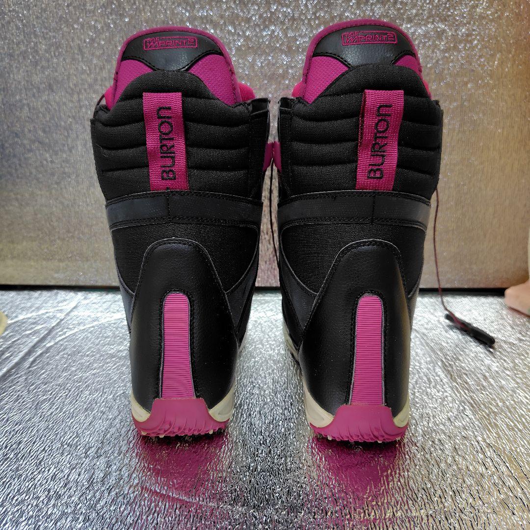 【美品】Burton 23.5 スノーボードブーツ ブラック/ピンク