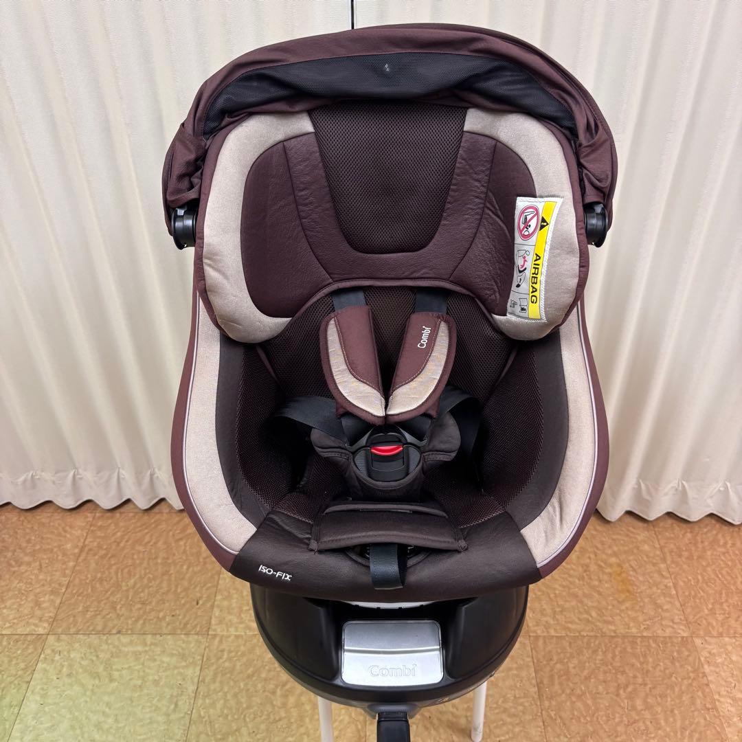 クリーニング済☆綺麗☆　コンビ　ネルーム　ISOFIX　エッグショック　ブラウン