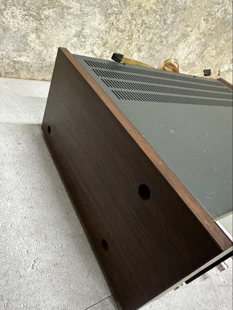 TRIO KT-9007 AM/FMステレオチューナー 木枠ビンテージ 取説付き